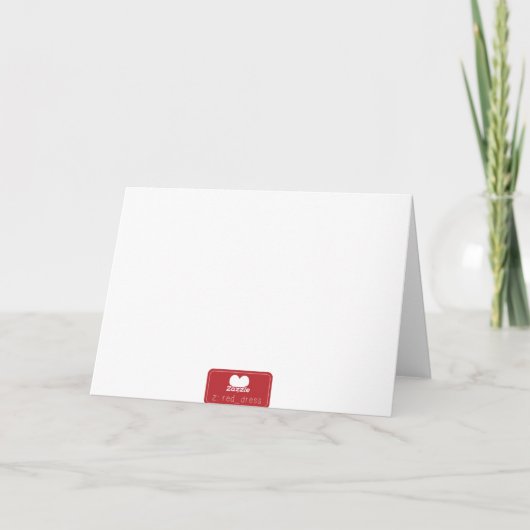 母の日の写真ハート新しい母ピンクブラウン カード (裏面)