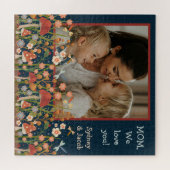 母の日の写真パズルキノコ野花 ジグソーパズル (横)