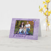 母の日の写真フレーム カード (黄色い花)