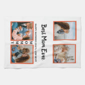 母の日の写真表示コラージュ母 キッチンタオル (横)
