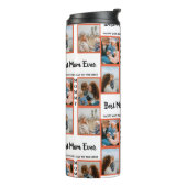 母の日の写真表示コラージュ母 タンブラー (回転左)