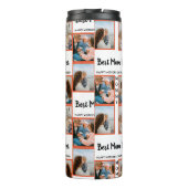 母の日の写真表示コラージュ母 タンブラー (裏面)