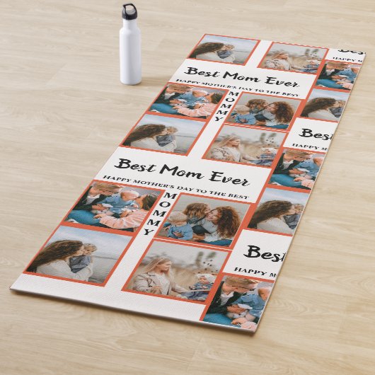 母の日の写真表示コラージュ母 ヨガマット (インサイチュ)