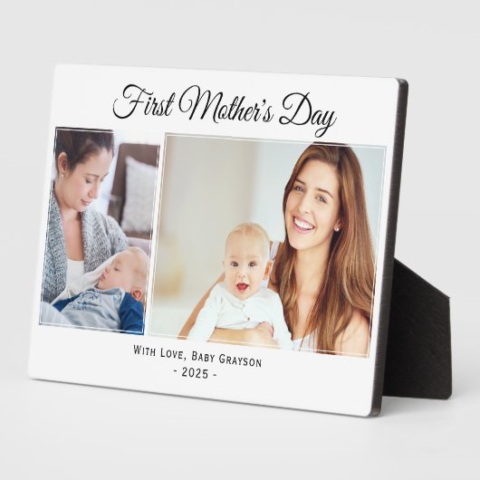 母の日の写真記念プラーク フォトプラーク (側面)