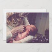 母の日の写真記念mommy gift カード (正面)