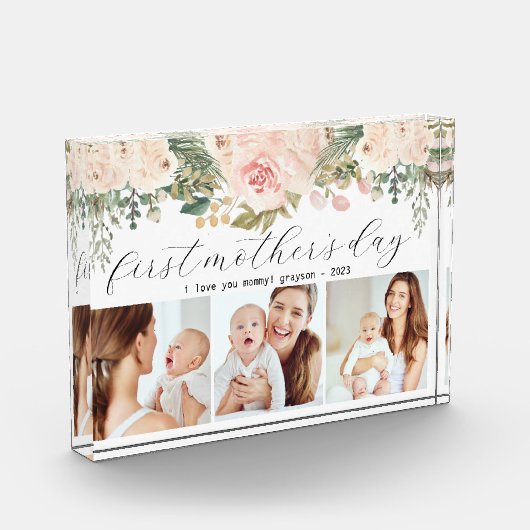 母の日の写真3 フォトブロック (左)