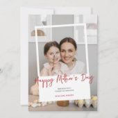 母の日の写真 シーズンカード (正面)
