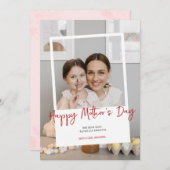 母の日の写真 シーズンカード (正面/裏面)