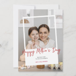 母の日の写真 シーズンカード