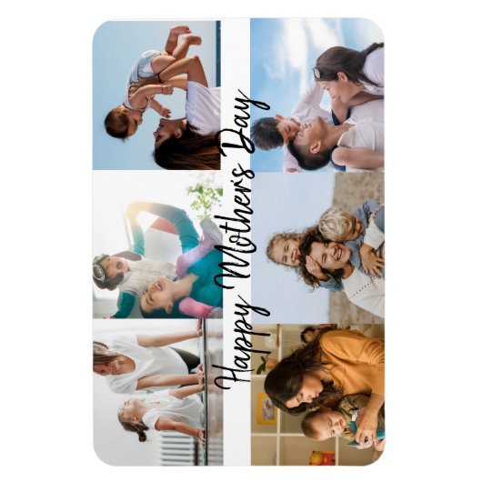 母の日の写真 マグネット (縦)