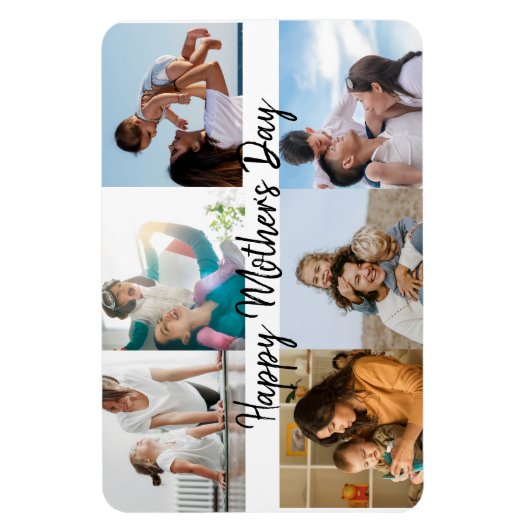 母の日の写真 マグネット (縦)