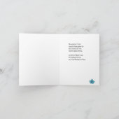 母の日の切ないカード - 詩 カード (内部)