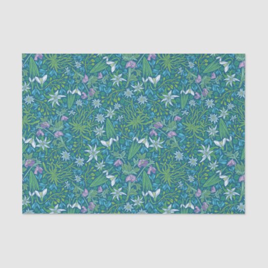 母の日の初期春の花ダッフォディルクロッカス 薄葉紙 (正面)