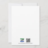 母の日の単語検索 招待状 (裏面)