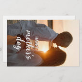 母の日の印刷可能 便箋 (正面/裏面)