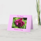 母の日の叔母 カード (正面)