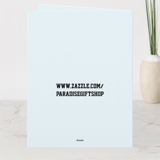 母の日の可愛い顔を覗かせる猫のグリーティングカード カード (裏面)