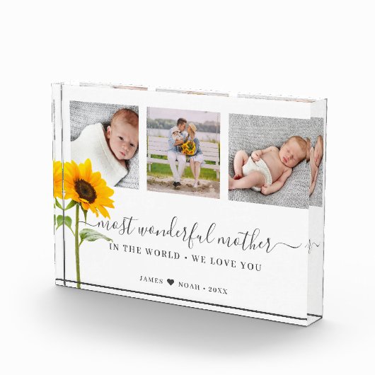 母の日の台本で最も素晴らしい母 フォトブロック (右)