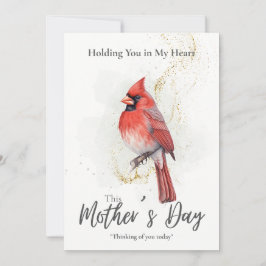 母の日の同情カード – （鳥）ショウジョウコウカンチョウ鳥