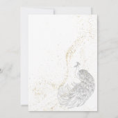 母の日の同情カード – Peacock (裏面)