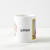 母の日の名前パーソナライズされた写真ギフト コーヒーマグカップ (中央)