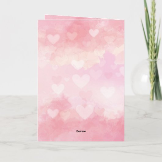 母の日の名言付きグリーティングカード サンキューカード (裏面)