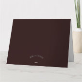 母の日の名言付き折りたたみグリーティングカード カード (裏面)