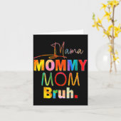 母の日の名言 ママ マミー ママ ねぇママ 母ライフ C カード (黄色い花)