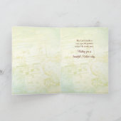 母の日の天使の宗教 カード (内部)