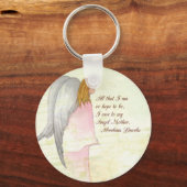 母の日の天使の宗教 キーホルダー (正面)