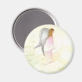 母の日の天使の宗教 マグネット (正面/裏面)