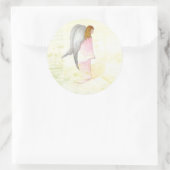 母の日の天使の宗教 ラウンドシール (バッグ)