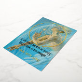 母の日の天使の願い 箔シーズンカード (回転した状態)