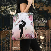 母の日の女性が子供を持っている トートバッグ