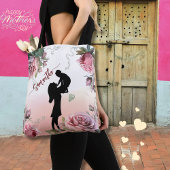 母の日の女性が子供を持っている トートバッグ