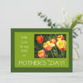 母の日の妻のカード カード (スタンド正面)