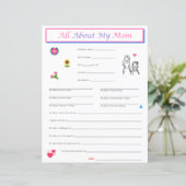 母の日の娘インタビュープリント (スタンド正面)