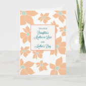 母の日の娘婿の母の花 カード (正面)