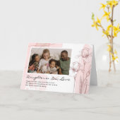 母の日の娘 | フローラ写真 カード (黄色い花)