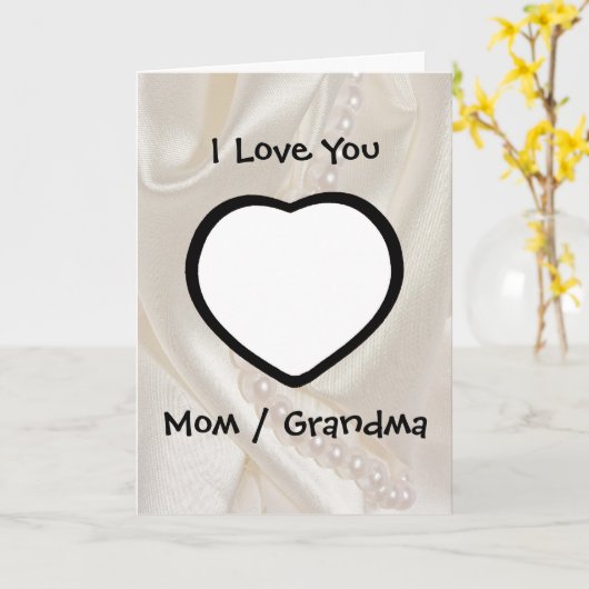 母の日の子のカードパーソナライズされた カード (黄色い花)