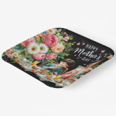 母の日の家族ブランチ ペーパープレート (傾斜あり)