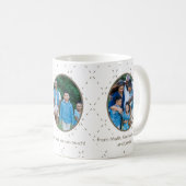 母の日の家族写真入りメッセージコーヒーマグ コーヒーマグカップ (正面右)