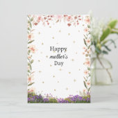 母の日の幸せなカード/ギフト シーズンカード (スタンド正面)