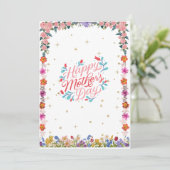 母の日の幸せなカード/ギフト シーズンカード (スタンド正面)