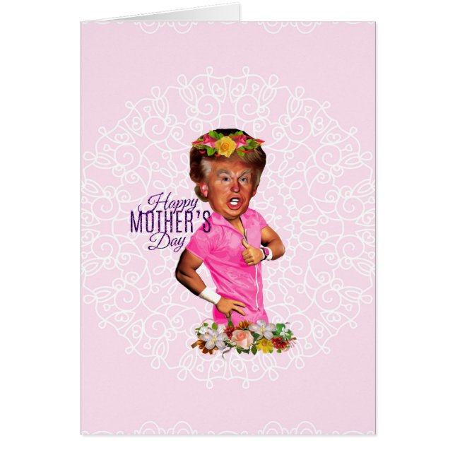 母の日の幸せなトランプ (正面)