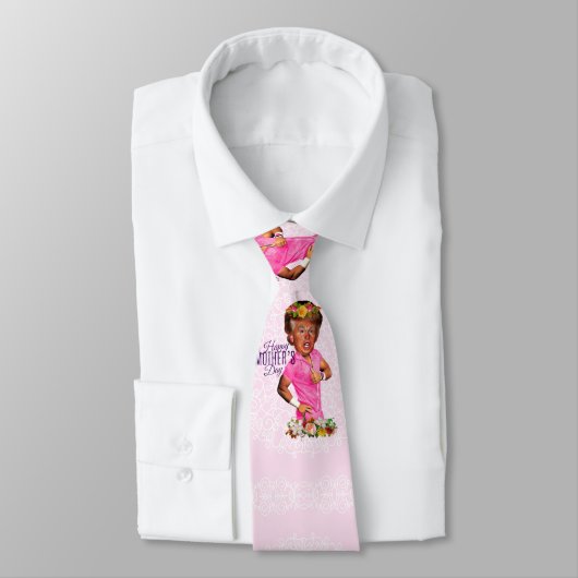 母の日の幸せなトランプ ネクタイ (タイ)