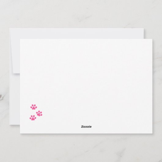 母の日の幸せな写真 かわいい花と犬のコラージュ シーズンカード (裏面)