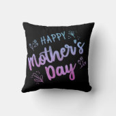 母の日の幸せな贈り物お母さんの日の贈り物 クッション (裏面)