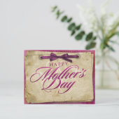 母の日の幸せな願い ポストカード (スタンド正面)