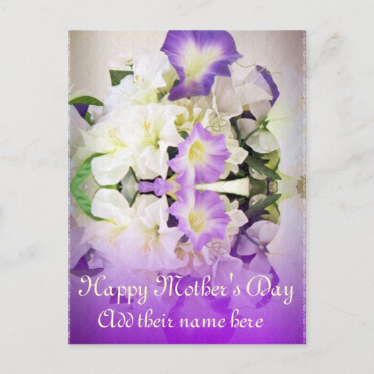 母の日の幸せ_ ポストカード (正面)